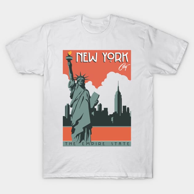 New York City T shirt T-Shirt by Terrybogard97